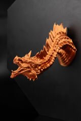 Duvar ve Masaya Monte Edilebilen Dragon Figürü