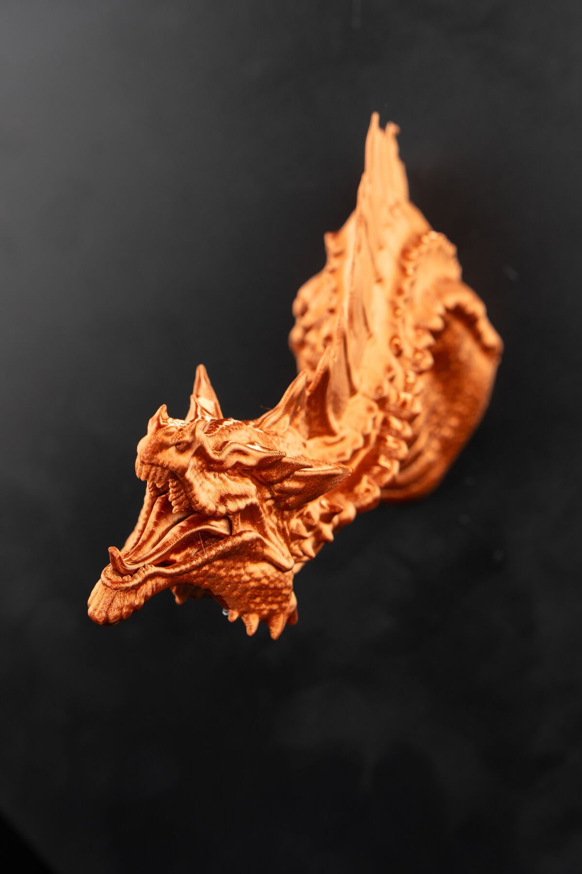 Duvar ve Masaya Monte Edilebilen Dragon Figürü