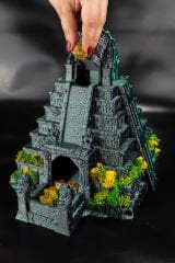 Çift Taraflı Maya Tapınağı FRP Zar Kulesi ( Zar Seti Hediyeli )