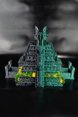 Çift Taraflı Maya Tapınağı FRP Zar Kulesi ( Zar Seti Hediyeli )