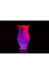 Rgb ledli Lowpoly Baykuş Masa ve Gece Lambası