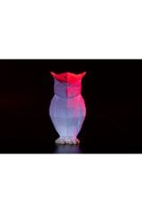 Rgb ledli Lowpoly Baykuş Masa ve Gece Lambası