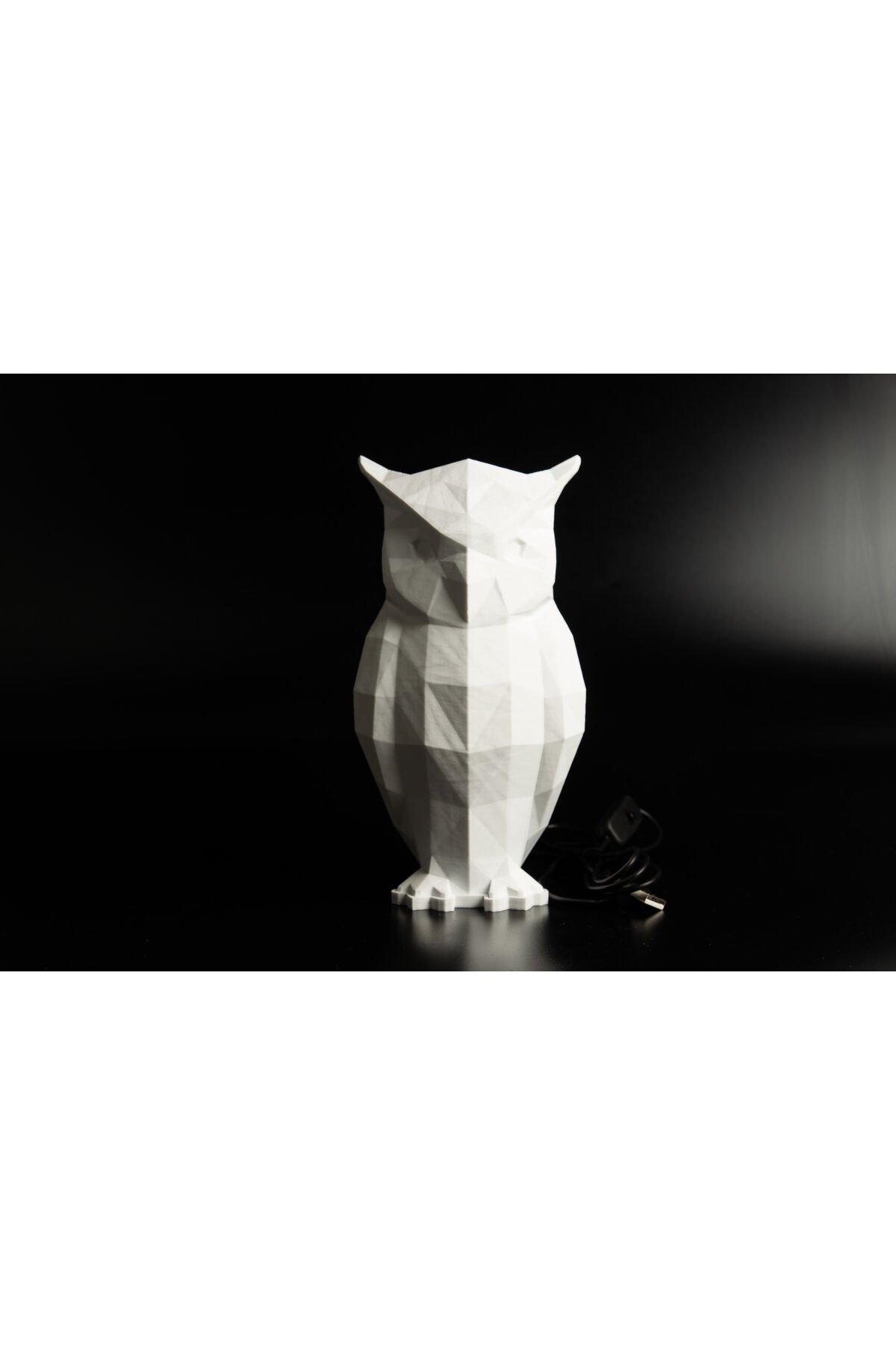 Rgb ledli Lowpoly Baykuş Masa ve Gece Lambası