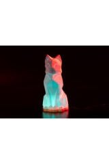 Rgb ledli Lowpoly Kedi Masa ve Gece Lambası